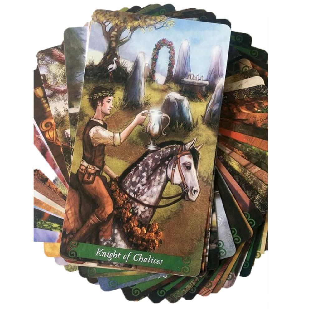 Play Cards English Tarot Set New 78PCS Full Witch Green