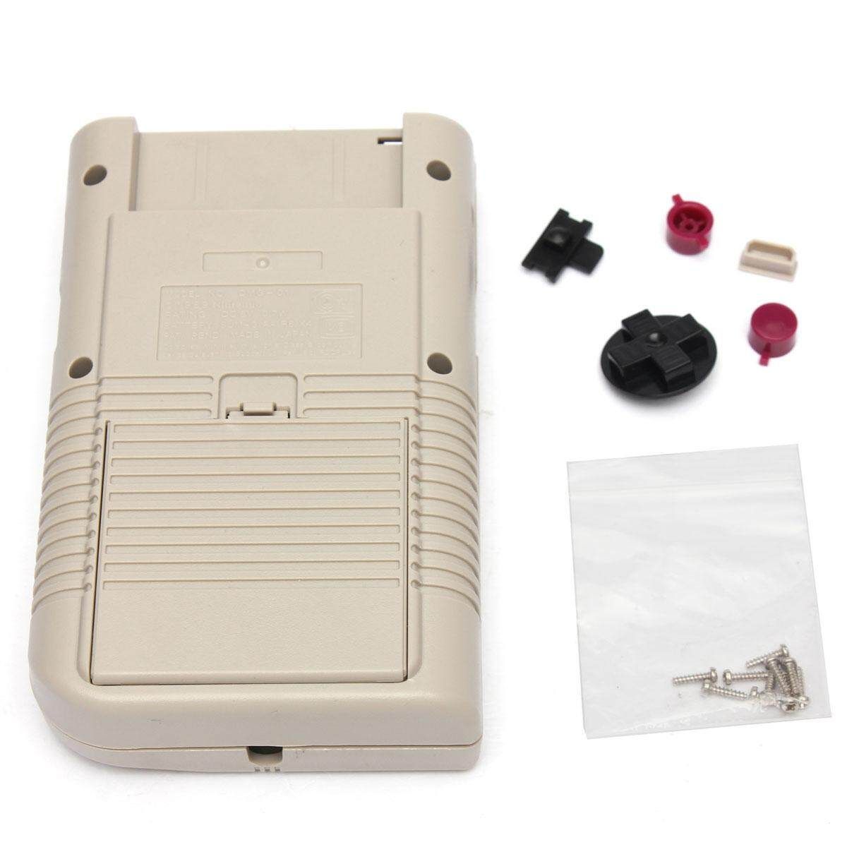 4 Colors Full Shell Housing Replacement Repair Pack Case Cover Kit For GBC Game Boy Grey Grey