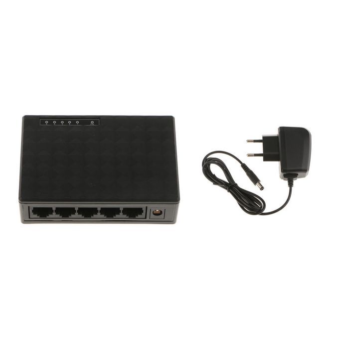 5 Port Ethernet Switch 10 Mbps/100 Mbps Fast Ethernet Splitter Network