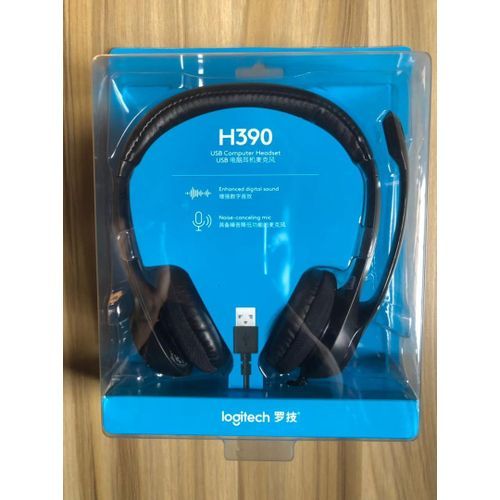 H390 USB Headset Chat & Noise-Canceling Microphone