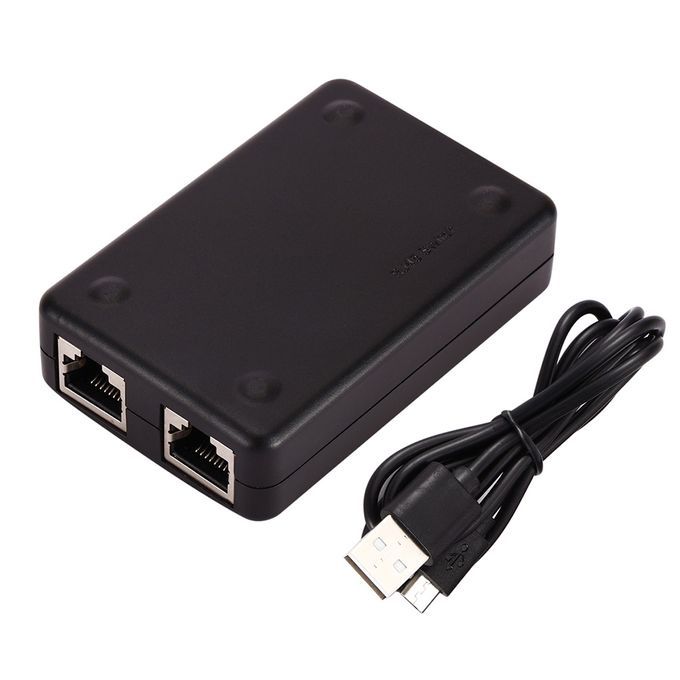 2 Ports RJ45 Lan Hub Network Switch Ethernet Adapter Splitter For