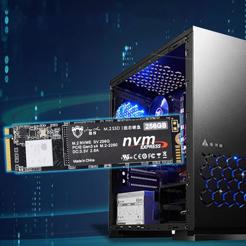 JingHai M.2 Interface Solid State Drive PCIe NVMe High-Speed SSD Notebook Desktop SSD, Capacity:512GB