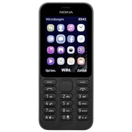 ASHA 215 Dual SIM Factory Sealed Mobile Phone---- Black