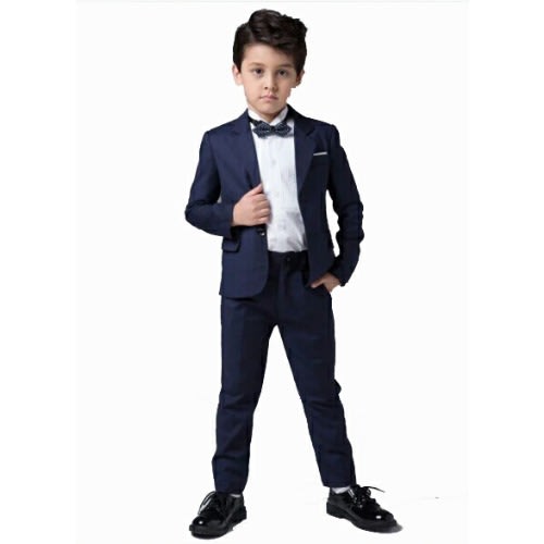 children blue suit