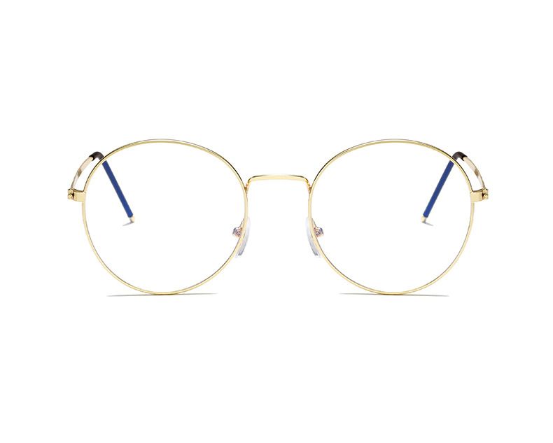 Anti Blue Light Glasses,Gold Oval Computer Glasse,anti Glare
