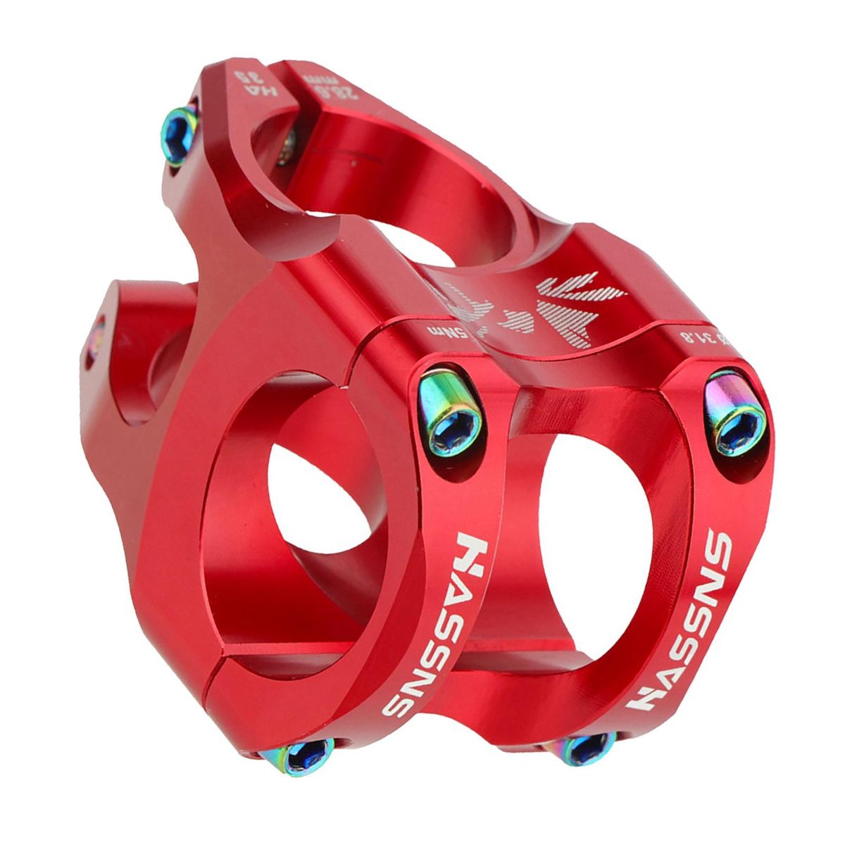 31.8mm Bike Stem Bicycle Short Stem Handlebar Replacement For MTB Red
