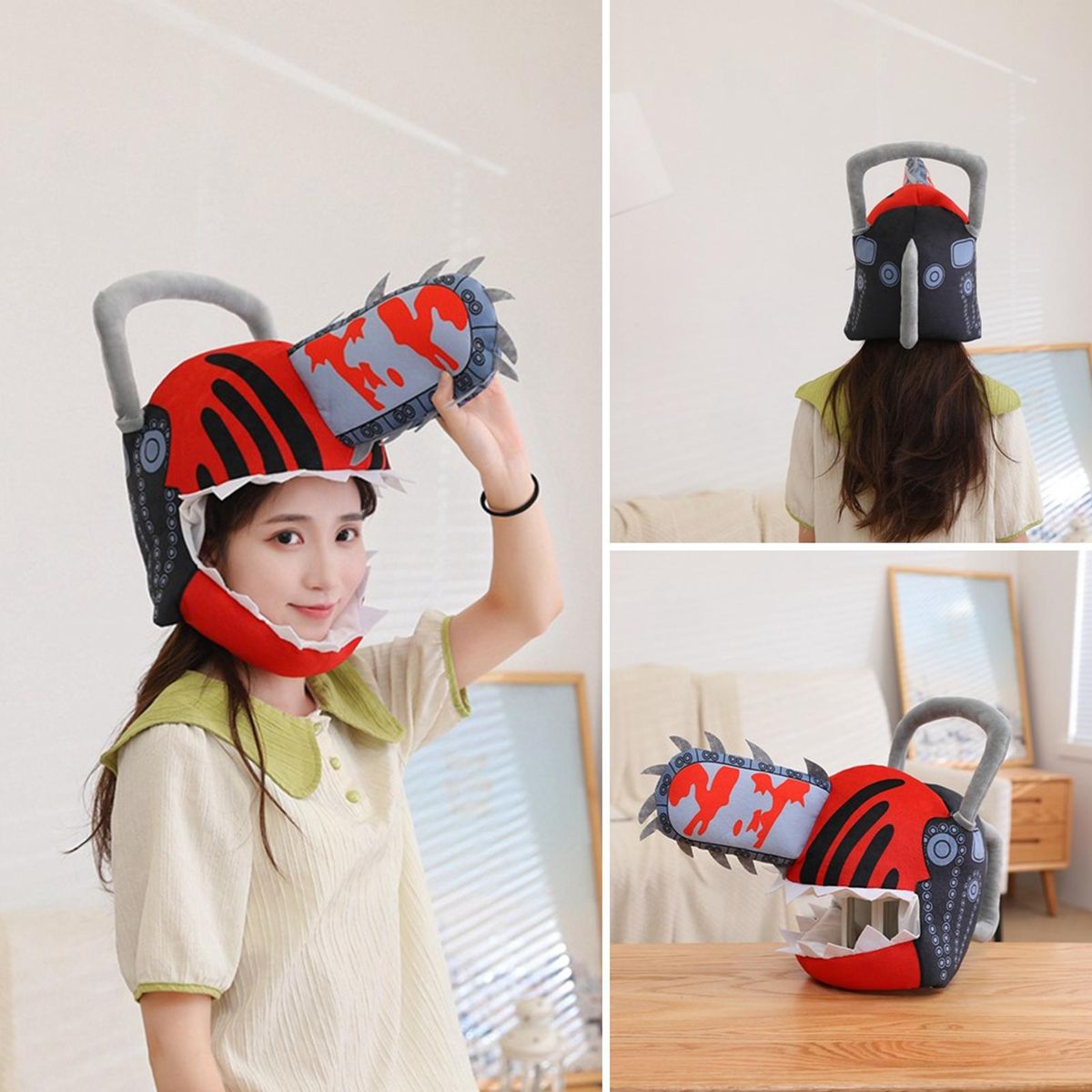 Party Headgear Cartoon Headdress Halloween Party Decoration Red