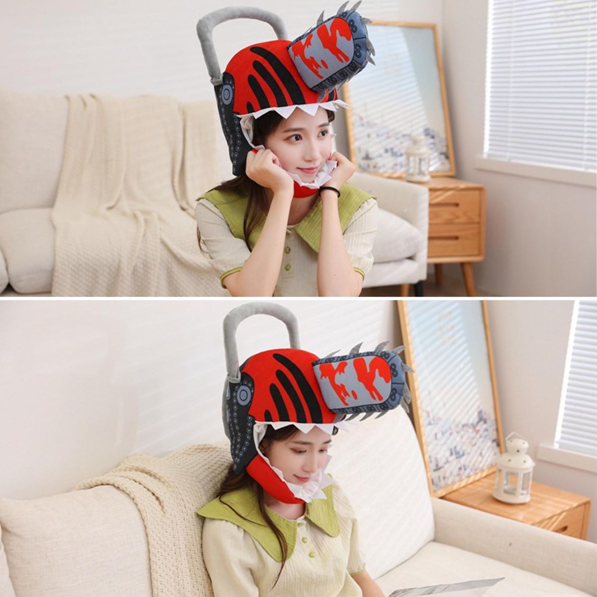 Party Headgear Cartoon Headdress Halloween Party Decoration Red