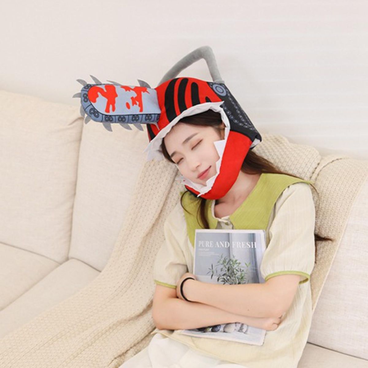 Party Headgear Cartoon Headdress Halloween Party Decoration Red
