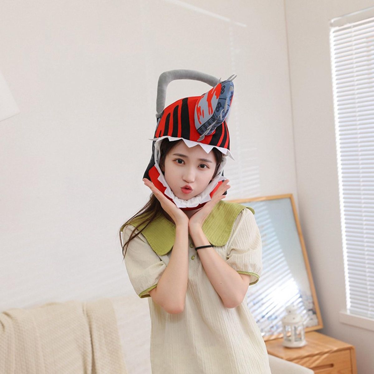 Party Headgear Cartoon Headdress Halloween Party Decoration Red