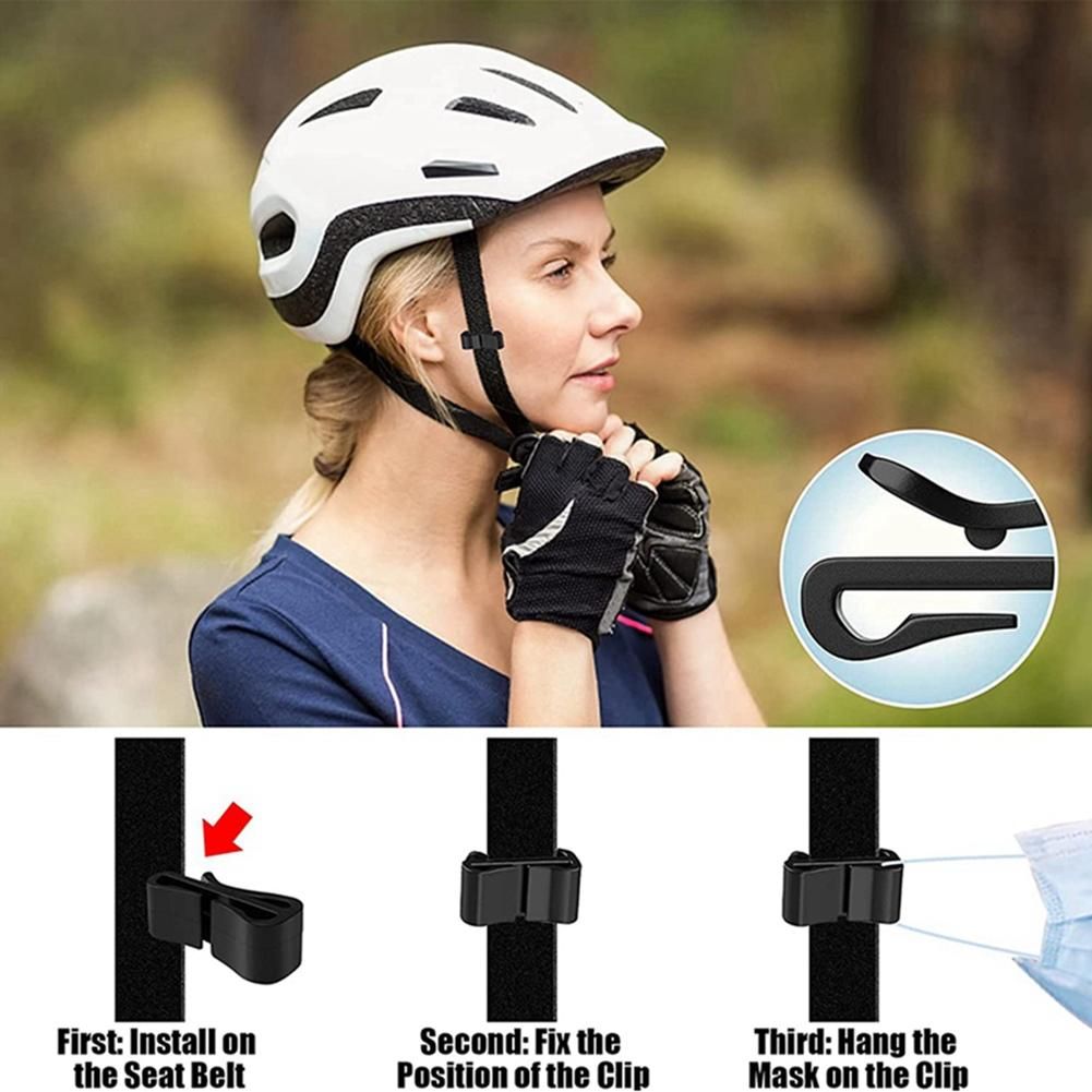 20 Pack Mask Holder Ski Helmet,30mm Helmet Mask Holder for