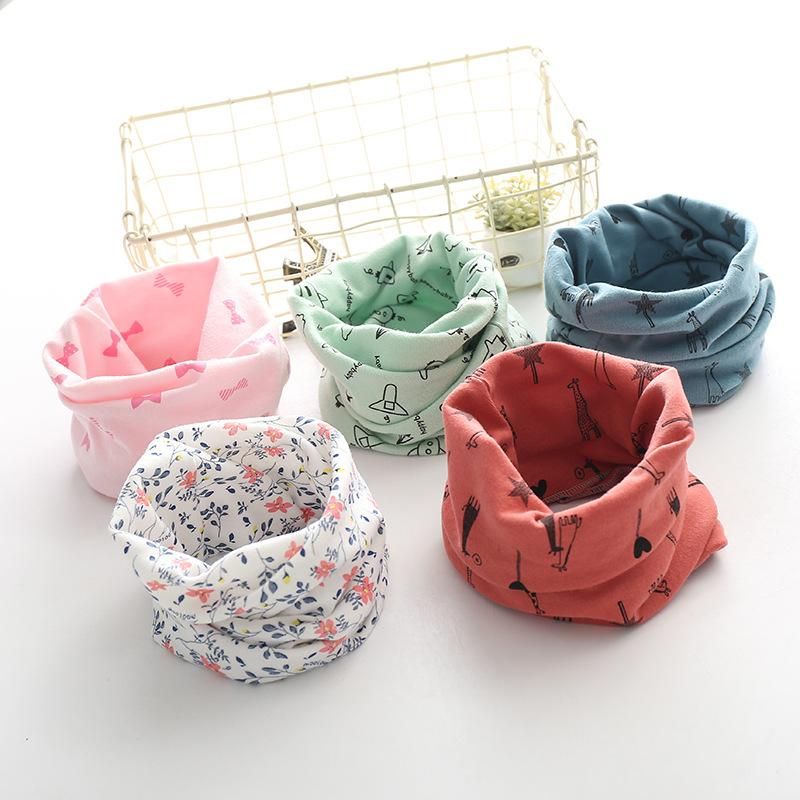 4PCS Cotton Baby Scarf Baby Bibs
