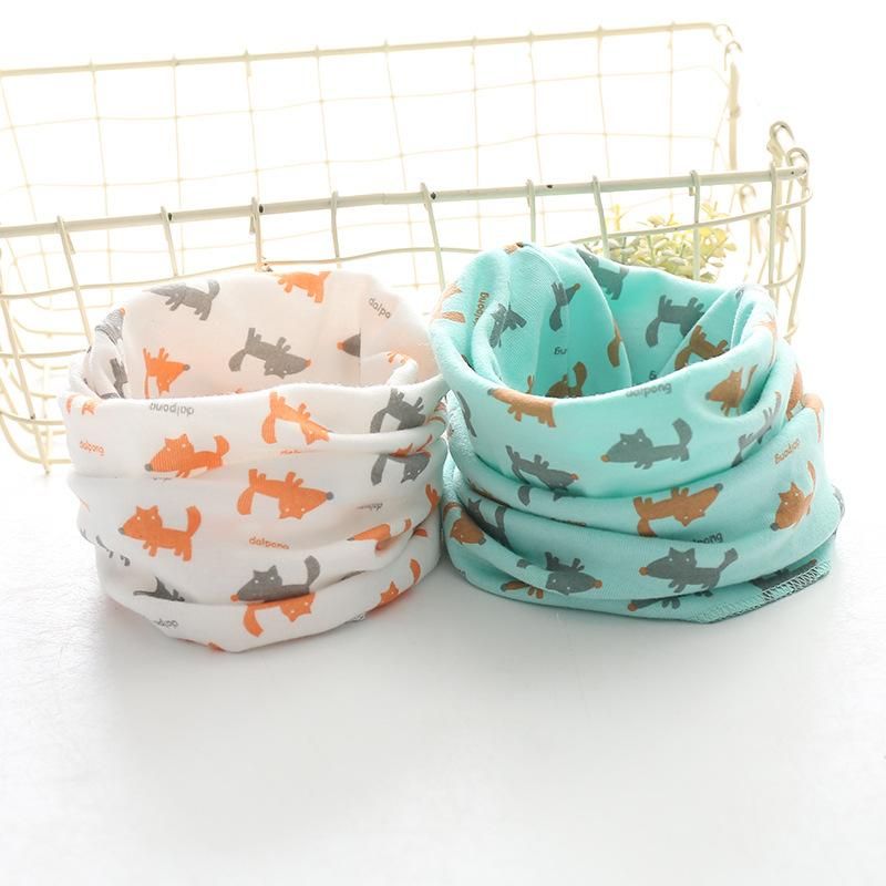 4PCS Cotton Baby Scarf Baby Bibs