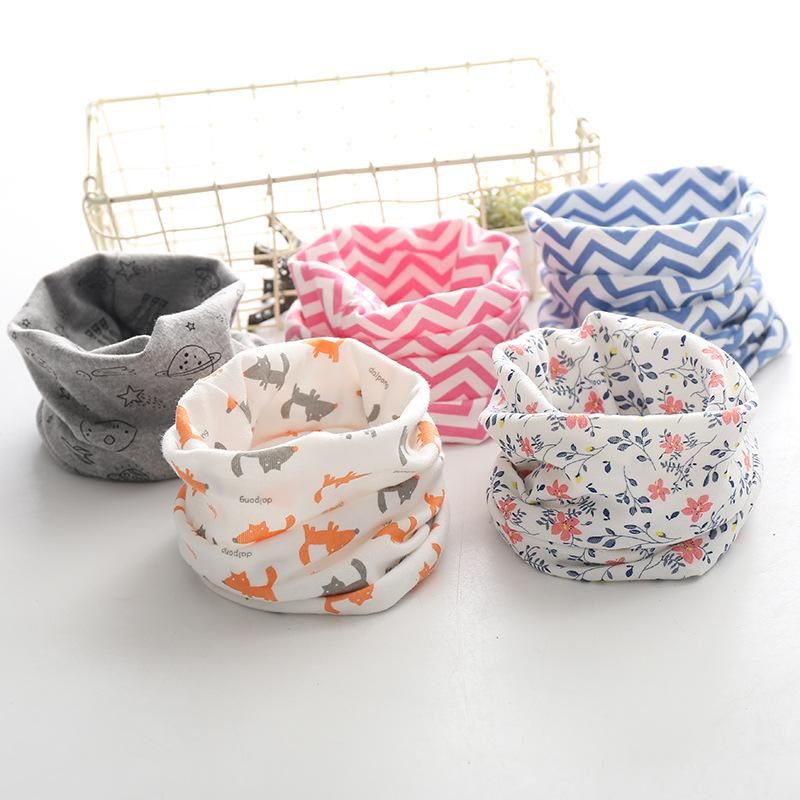 4PCS Cotton Baby Scarf Baby Bibs