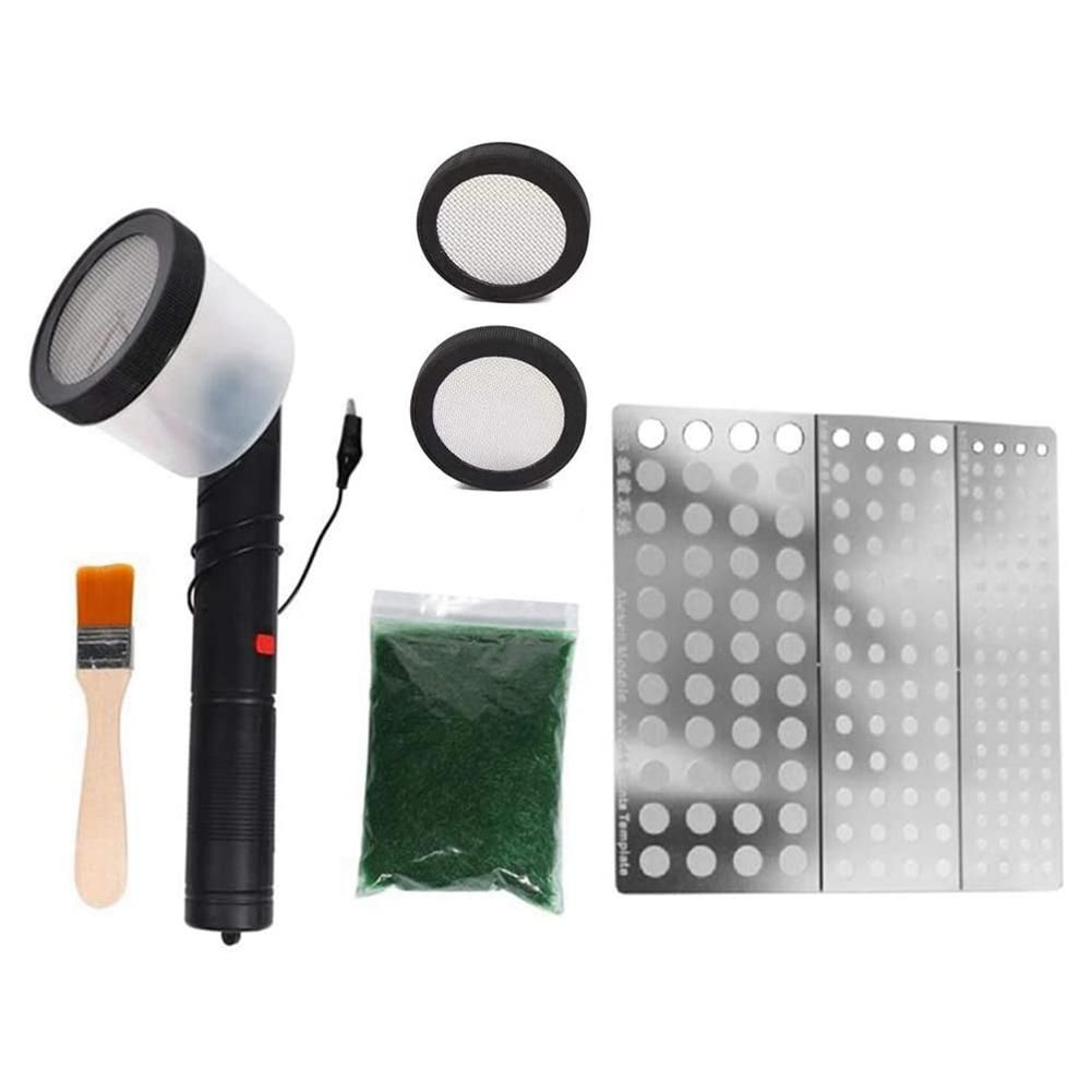 Flocking Kit Static Grass Applicator ABS Flocking Machine