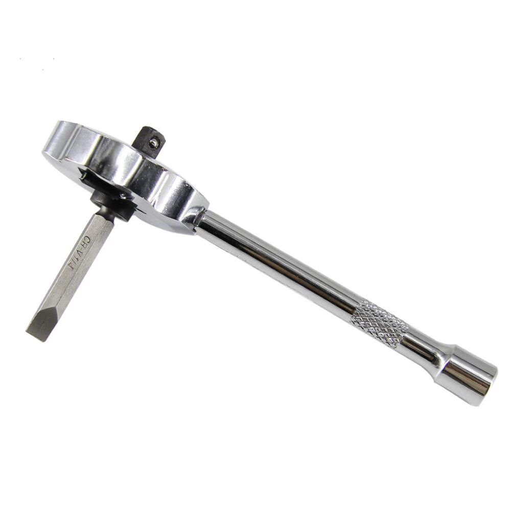 2-in-1 Mini Dual Head 1/4in. Drive Finger Ratchet And Ball