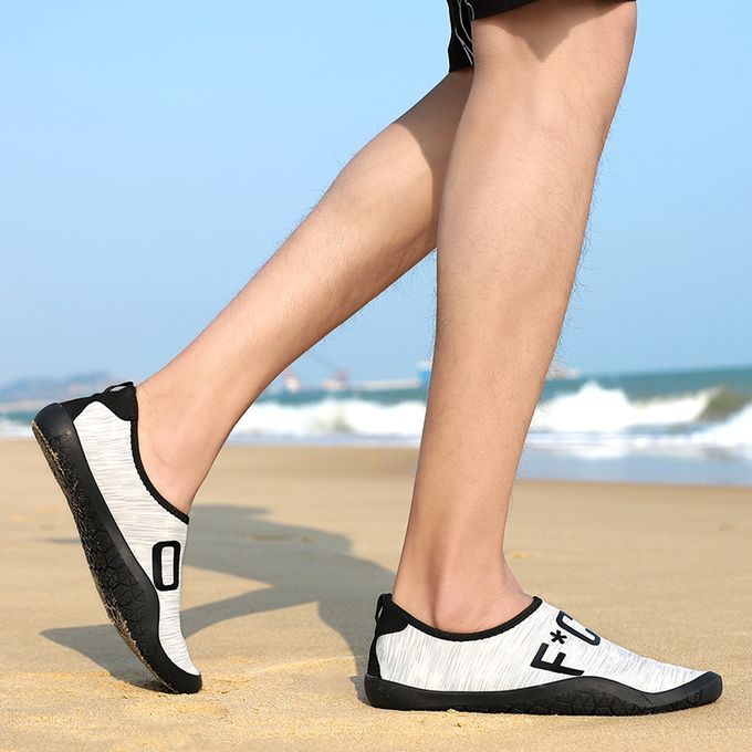 Big Size Water Shoes Beach Diving Yoga Shoes-White