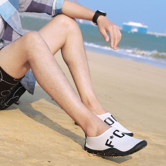 Big Size Water Shoes Beach Diving Yoga Shoes-White