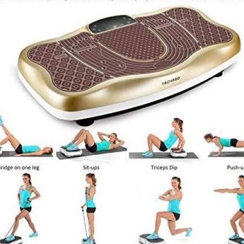 Whole Body Vibration Platform/Massager With Rope 150kg User