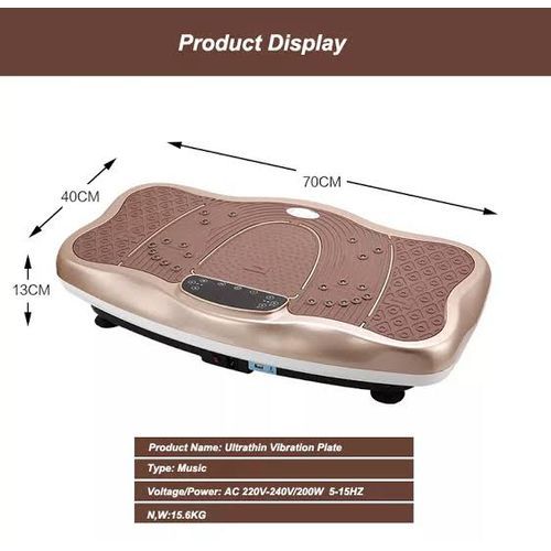 Whole Body Vibration Platform/Massager With Rope 150kg User