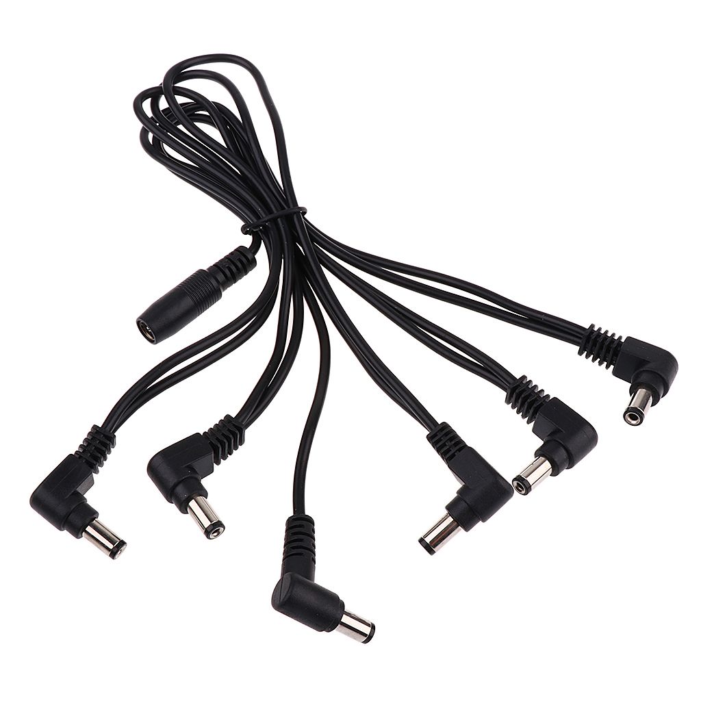 Guitar 6 Way Effect Pedals Splitter Power Supply Cable For 6 Way
