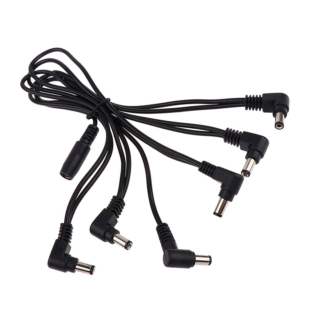 Guitar 6 Way Effect Pedals Splitter Power Supply Cable For 6 Way