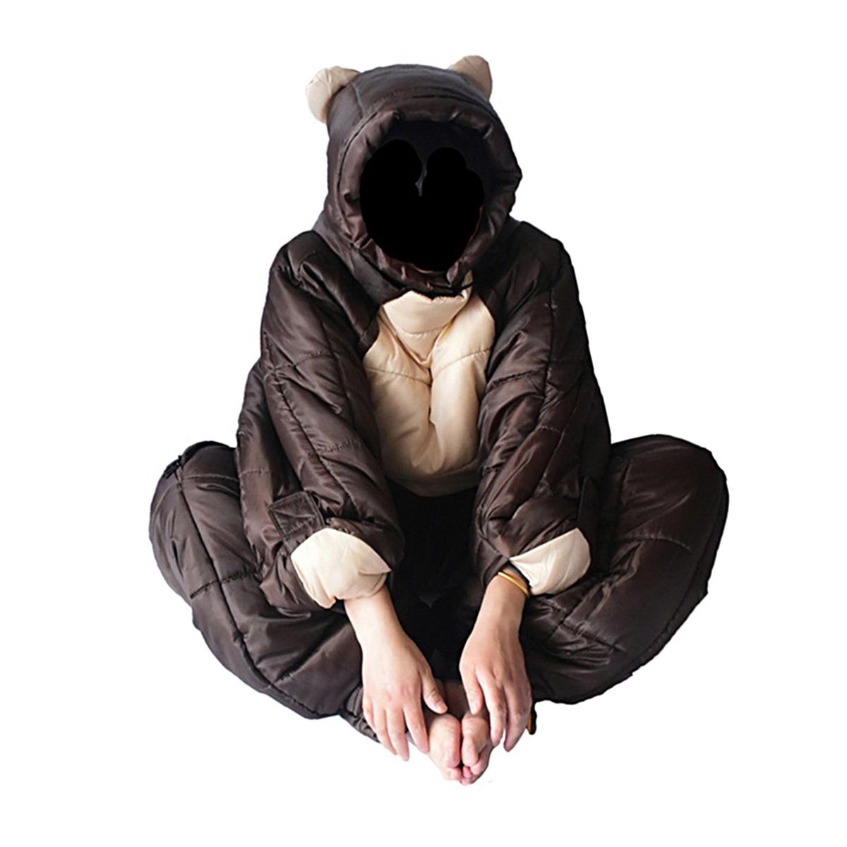 Alien Sleeping Bag Hospital Escort Warm Sleeping Bag Brown