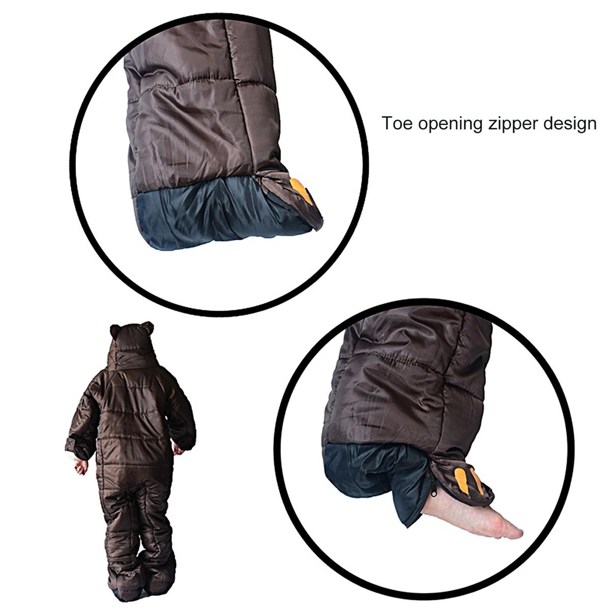 Alien Sleeping Bag Hospital Escort Warm Sleeping Bag Brown
