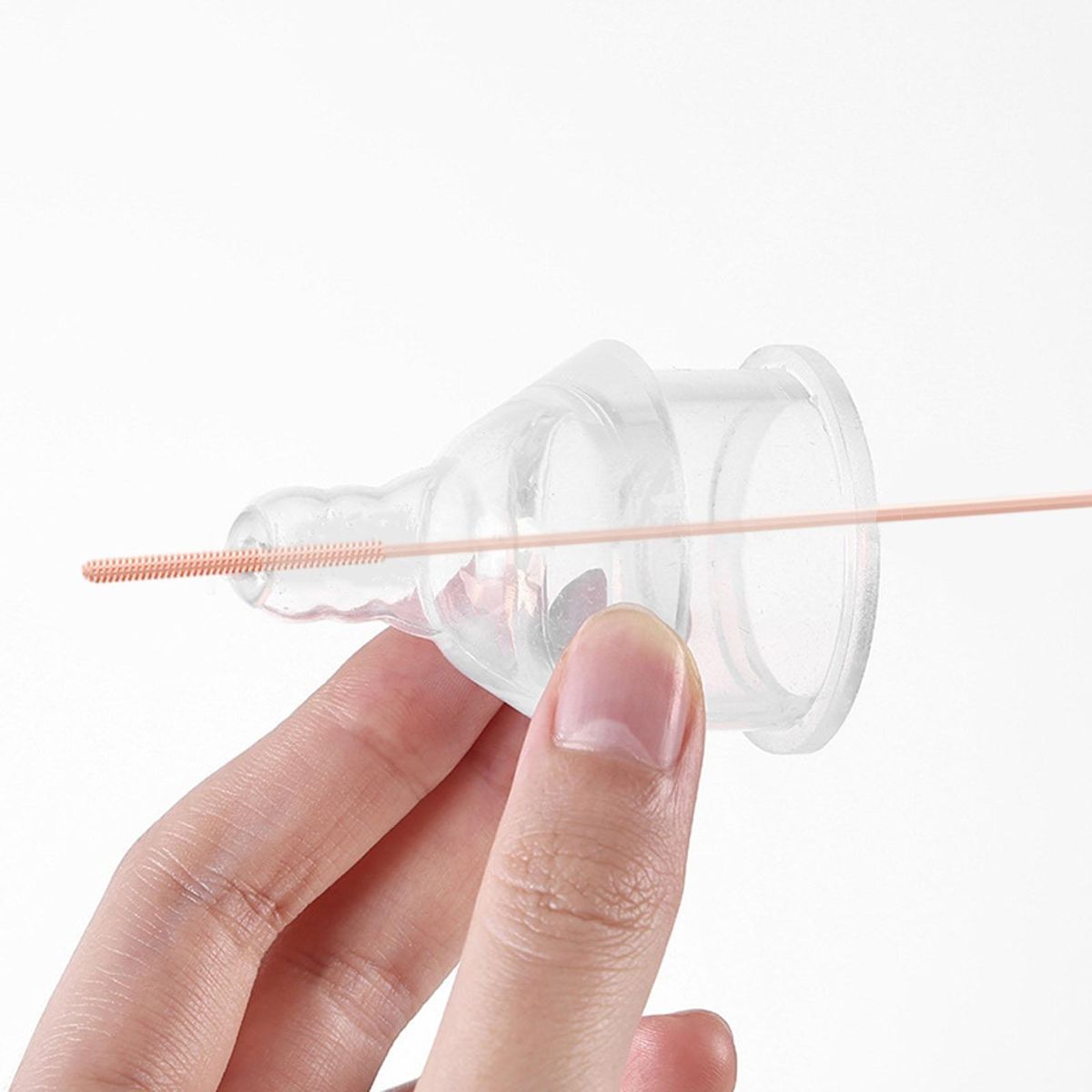 Silicone Straw Brush Sips 3-pack Reusable Straw amp Lid Brushes Pipe Pink