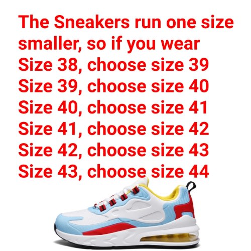 Unisex Multicolored Sneakers - With Blue