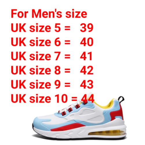 Unisex Multicolored Sneakers - With Blue