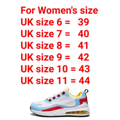 Unisex Multicolored Sneakers - With Blue