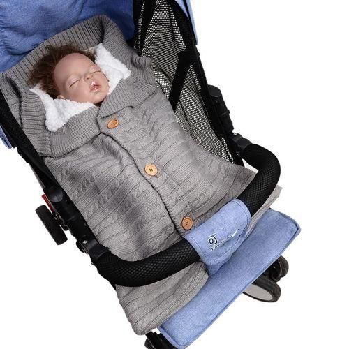 New Born Baby Swaddle Blanket Wrap,Knit Warm