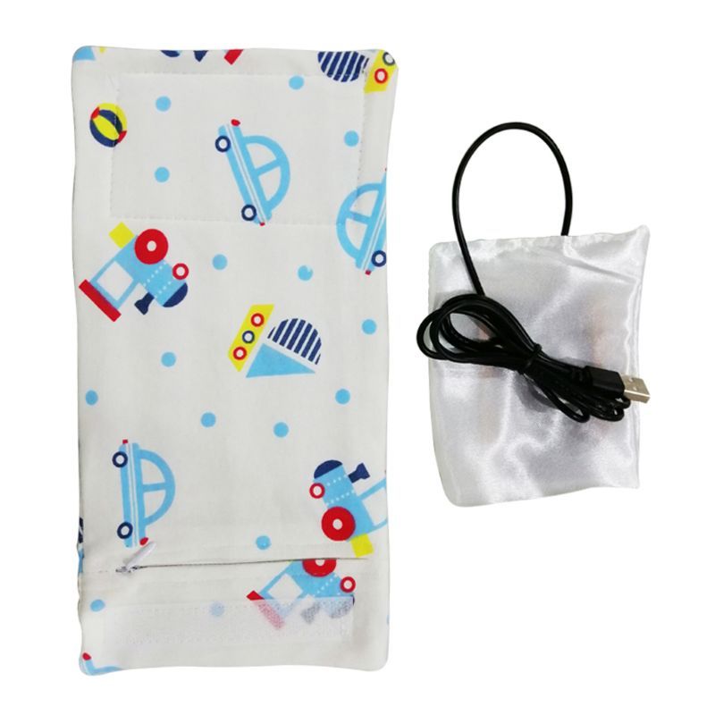 USB Milk Warmer Insulated Bag Portable Travel Cup Warmer