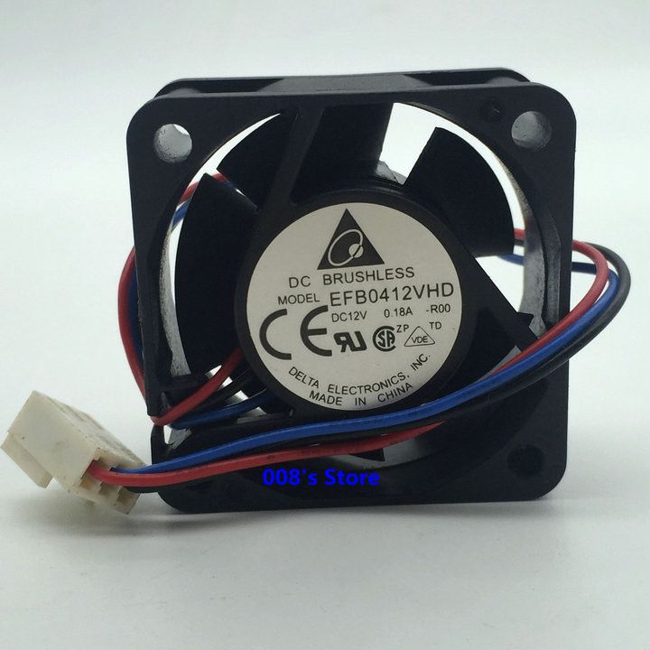 New Cpu Cooler Fan For Inverter Efb0412vhd -F00/-R00 12v 3