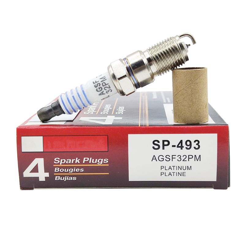 4PCS SP-493 AGSF32PM Platinum Spark Plug For Ford Lincoln Miata Mazda 3 5 MX-5 CX-7 SP493 HJFS24FP SP-509 AYFS22FM