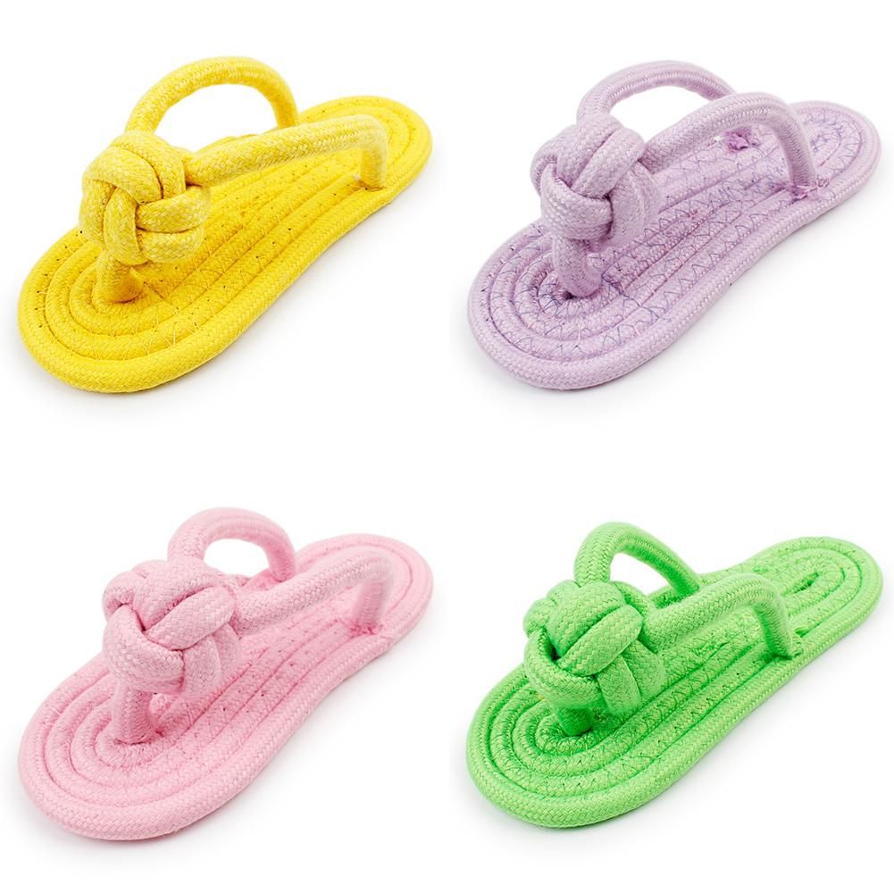 Woven Toy Slipper For Dog Soft Interesting Pet Teasing Toy
