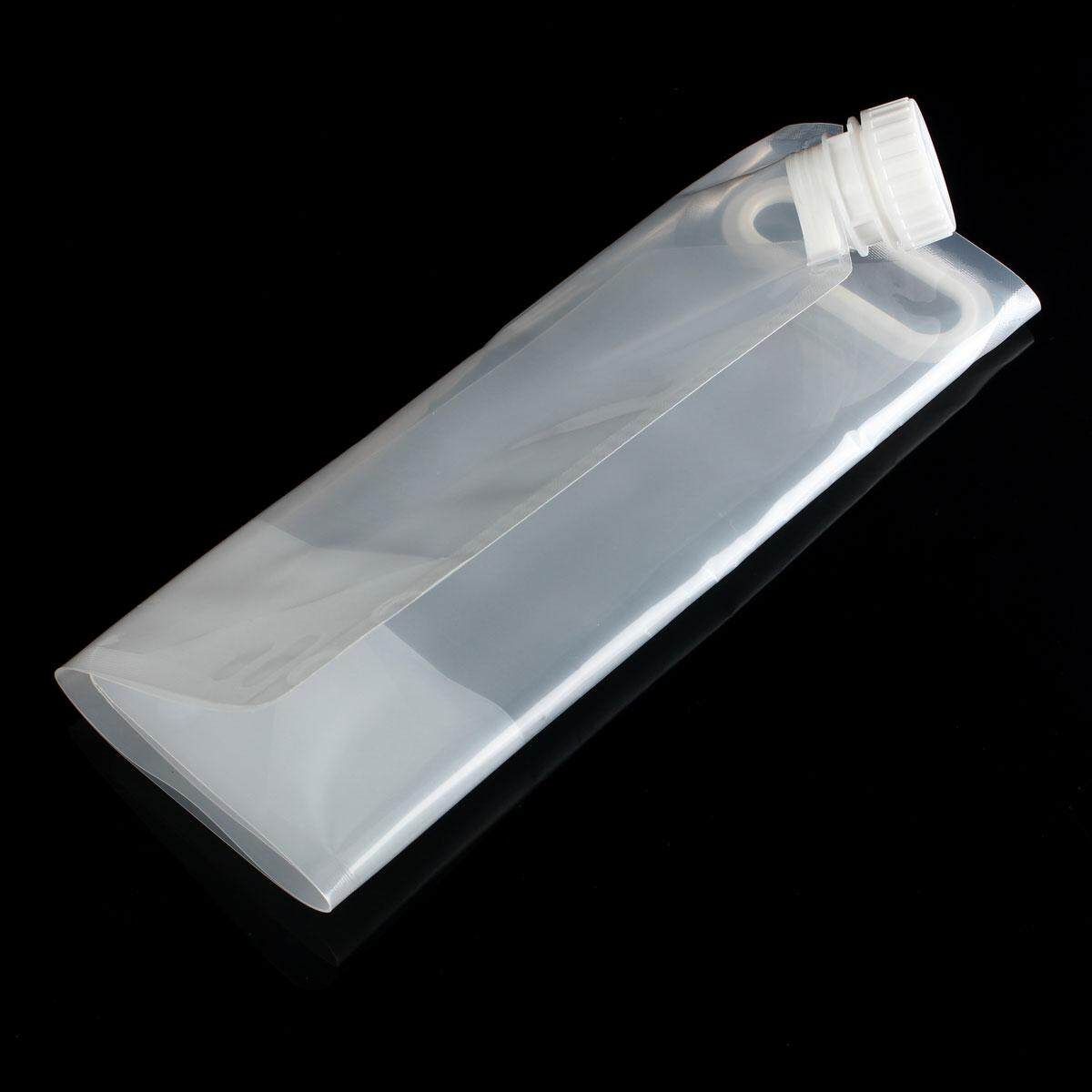 5L BPA Free Foldable Water Storage Bag Camping Picnic Container Carrier Bag White 5L