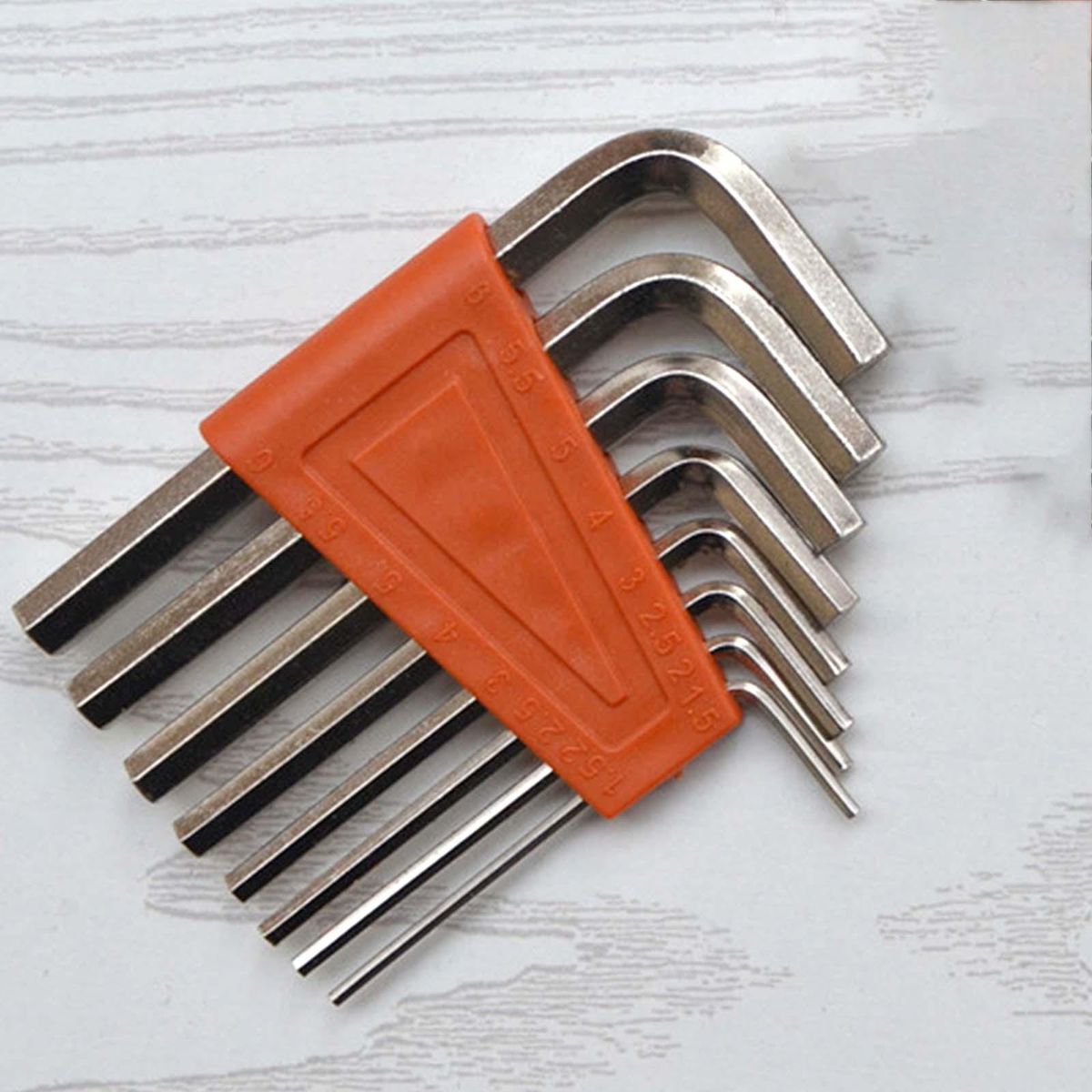8Pcs Allen Wrench Set Hex Key Set For Orange 78mmx28mm