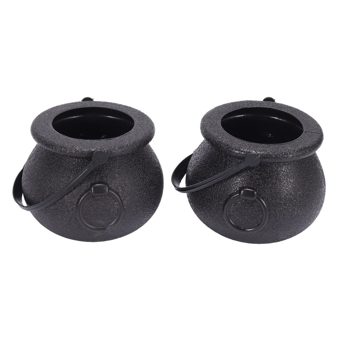 10Pcs Black Candy Holder Pot Halloween Candy Bucket for
