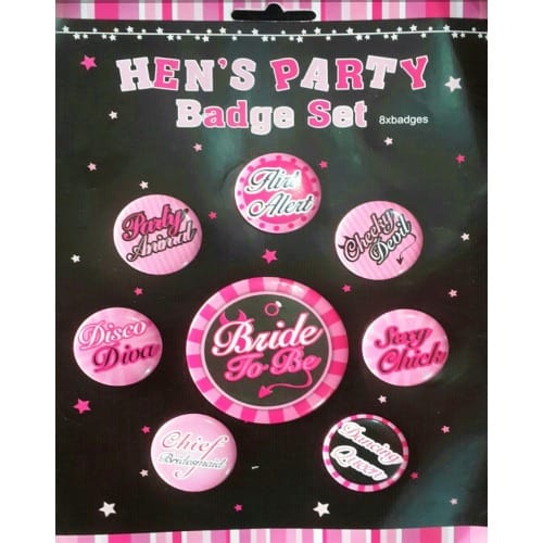 Bride To Be Badge - Set of 8