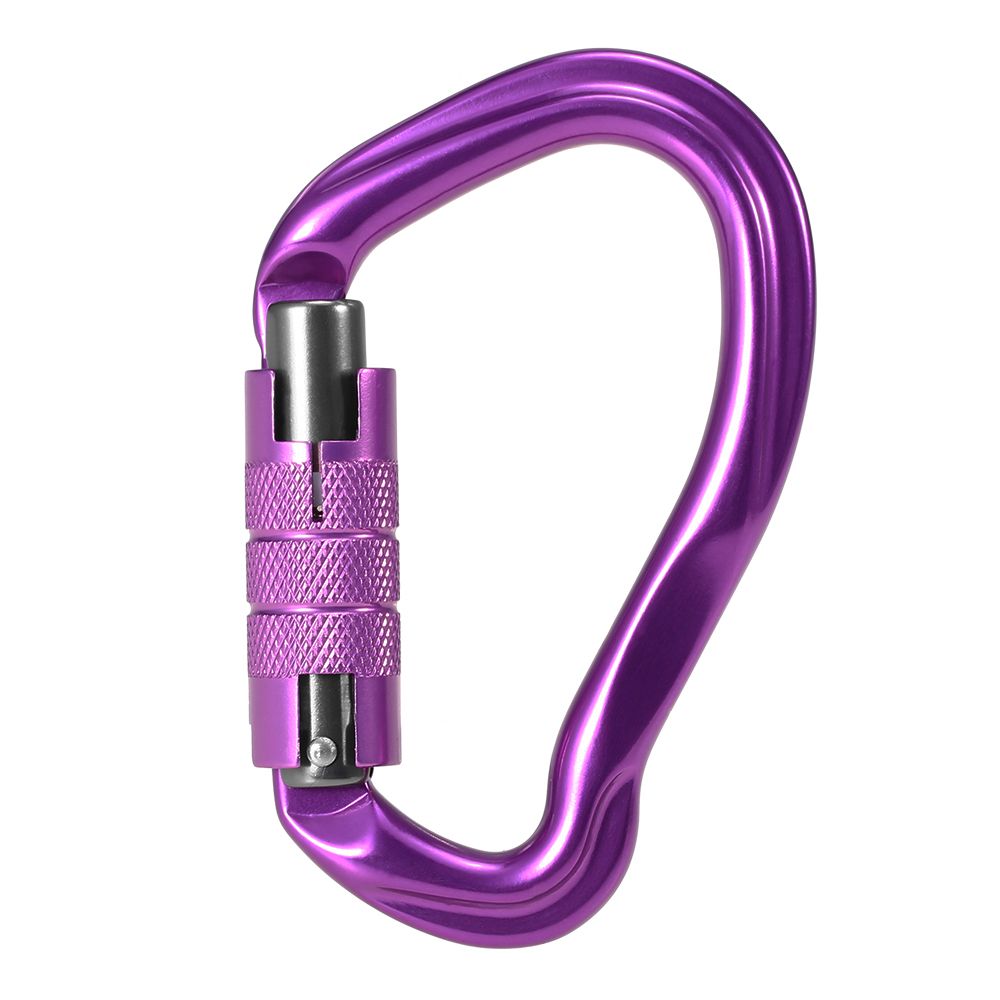 23KN Auto Locking Gate Carabiner Heavy Duty D Shape Buckle