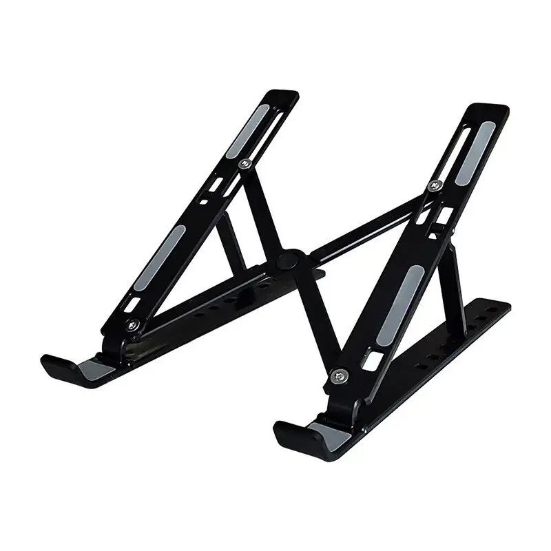 High Strength ABS Foldable Laptop Stand Ergonomics Adjustable Notebook / Tablet Holder