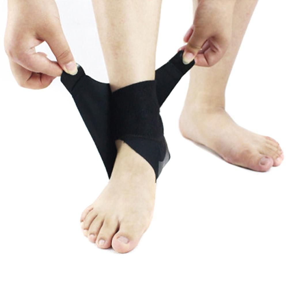 1PC Ankle Support Bandage Sports Ankle Protective Ss Fitness Running Volleyball Anklets Protector Foot Sprain Safety Wraps-Right