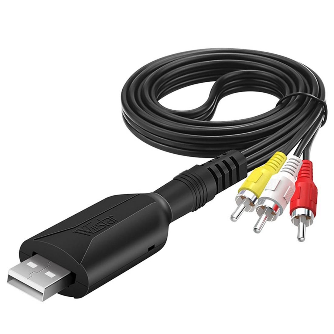 WIISTAR USB Video Capture Card VHS To Digital RCA To USB 2