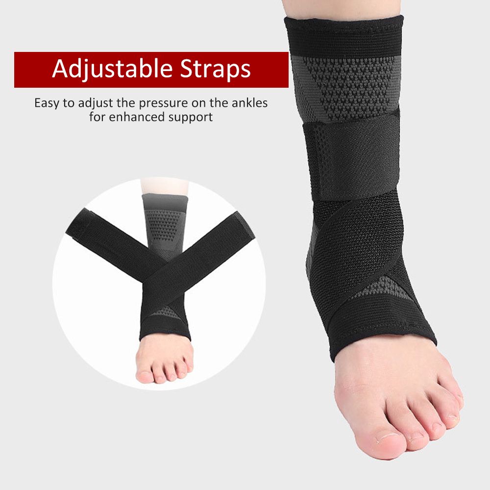 1pc Ankle Support Brace Breathable Adjustable Ankle Sleeve