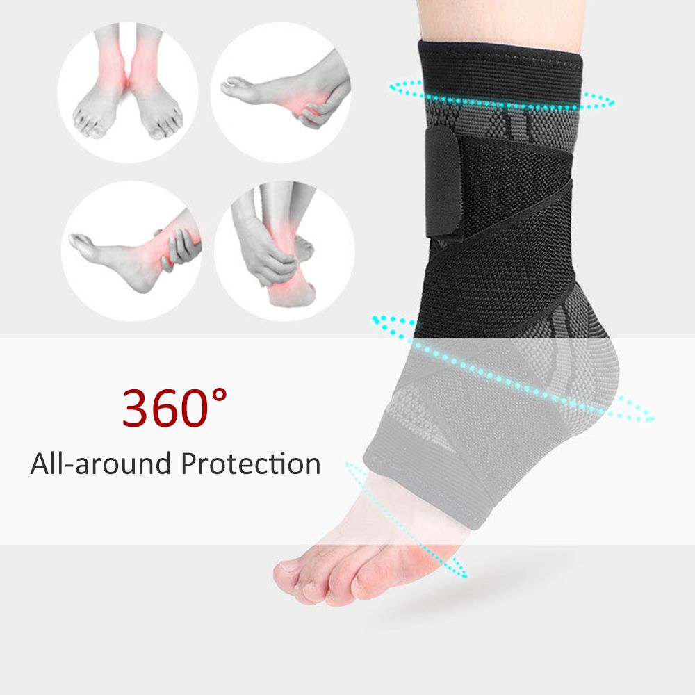 1pc Ankle Support Brace Breathable Adjustable Ankle Sleeve