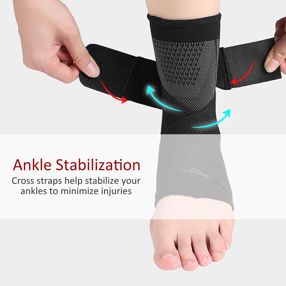 1pc Ankle Support Brace Breathable Adjustable Ankle Sleeve