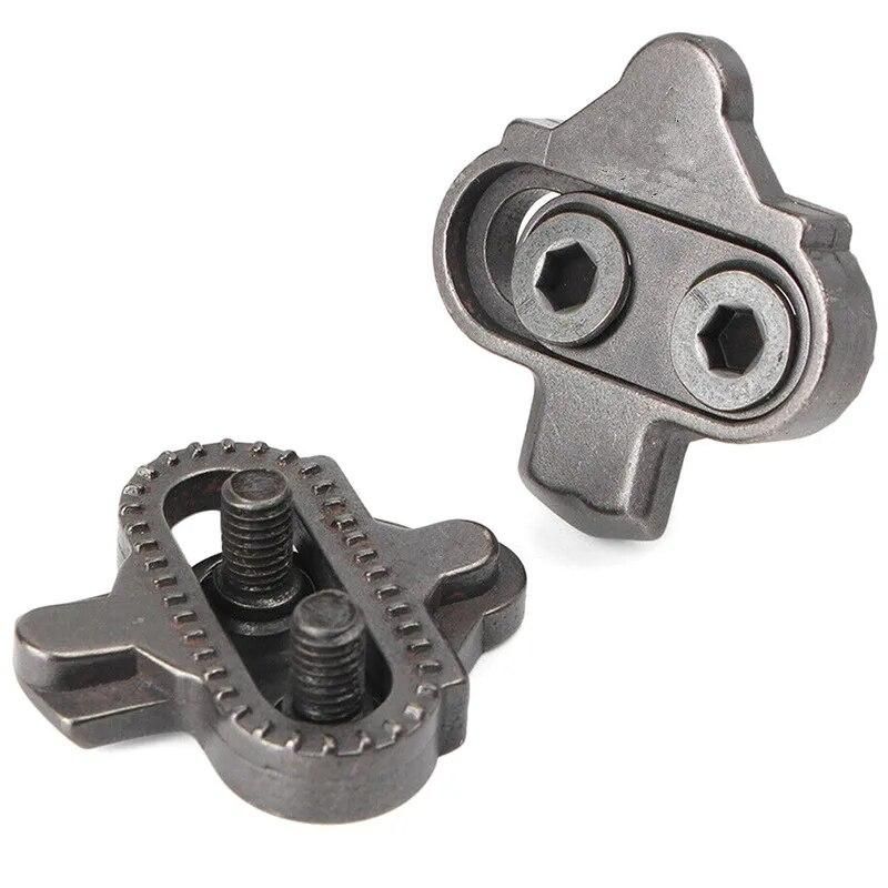 Mountain Biycycle Pedals for SPD Cleats Pedal Clipless Cleat Set MTB Bike Biking Cleats Clip-in Clips kit New