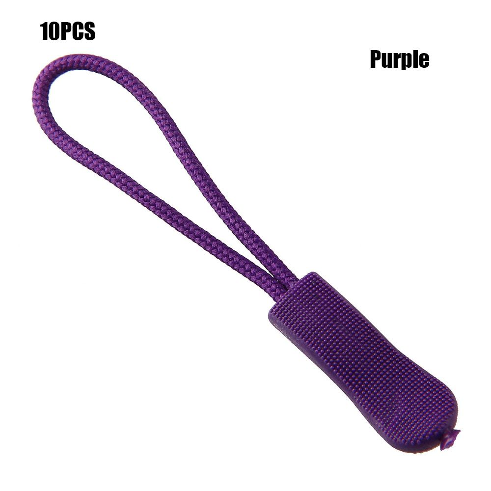 10pcs Bag Accessories Zipper Puller End Fit Rope Tag Fixer Zip Cord Tab Replacement Clip